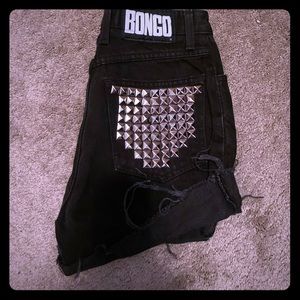 BONGO Shorts - High waisted studded shorts BONGO Shorts - High waisted studded shorts